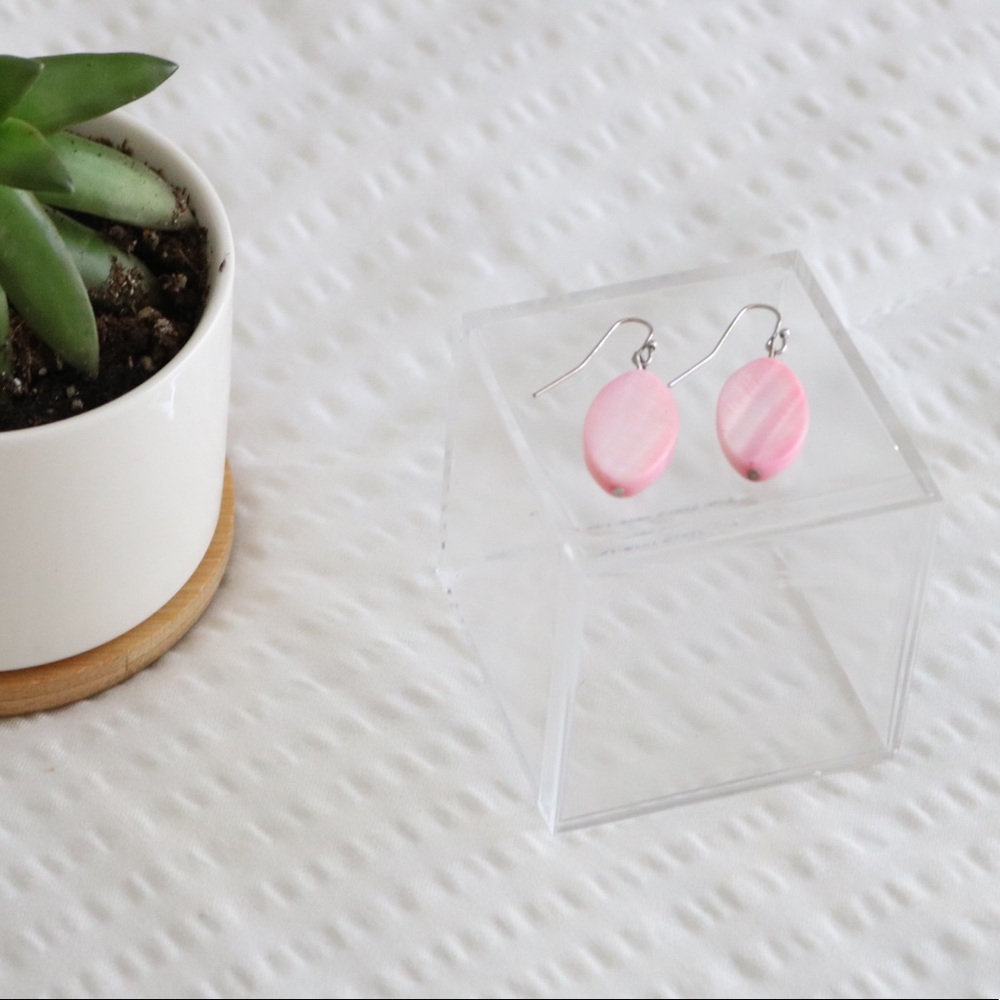 Pink Dangle Earrings